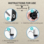 Silicone Water Dispenser Pump - Convenient Kitchen Accessory
