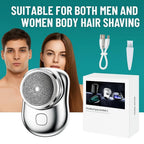 Mini Portable Electric Shaver - Rechargeable Waterproof