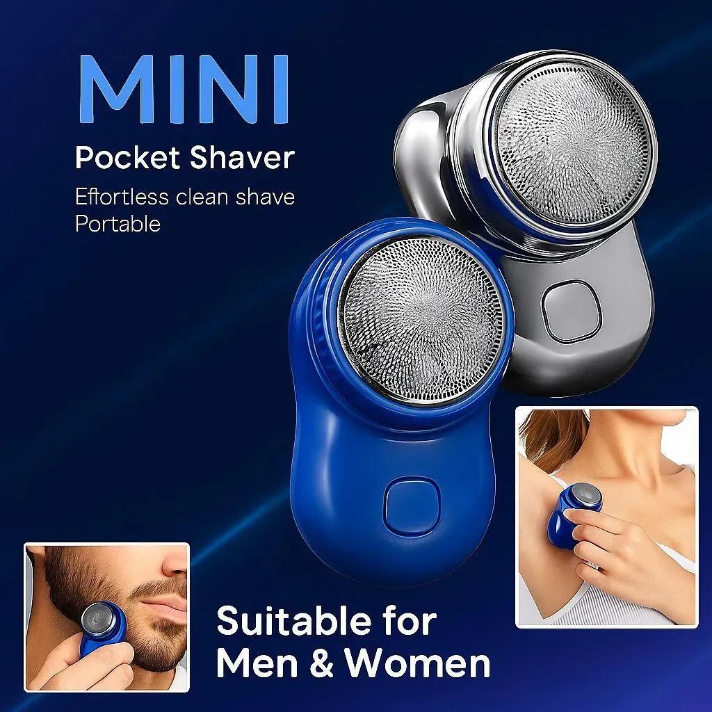 Mini Portable Electric Shaver - Rechargeable Waterproof