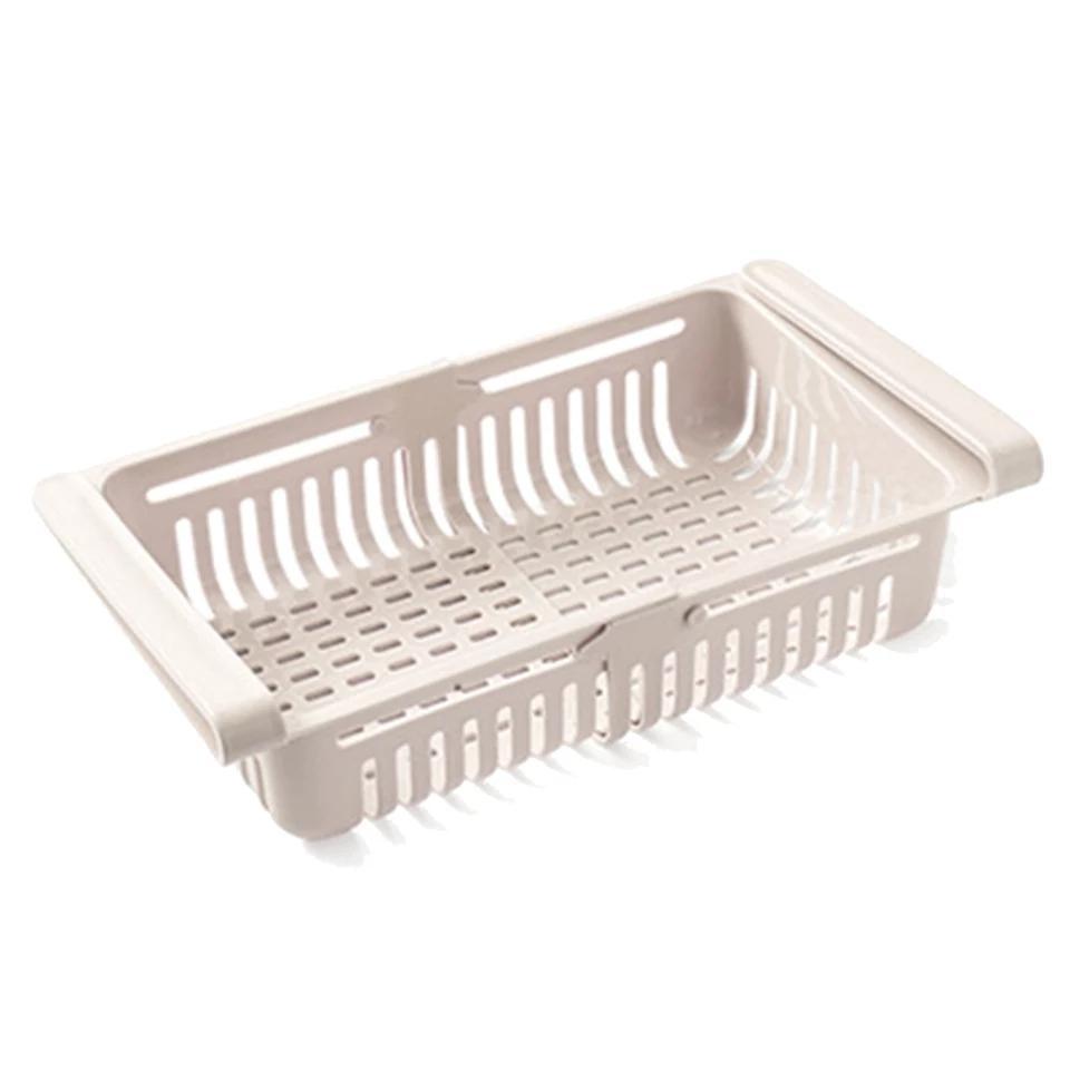 Fridge Storage Basket Adjustable