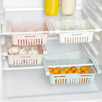 Fridge Storage Basket Adjustable