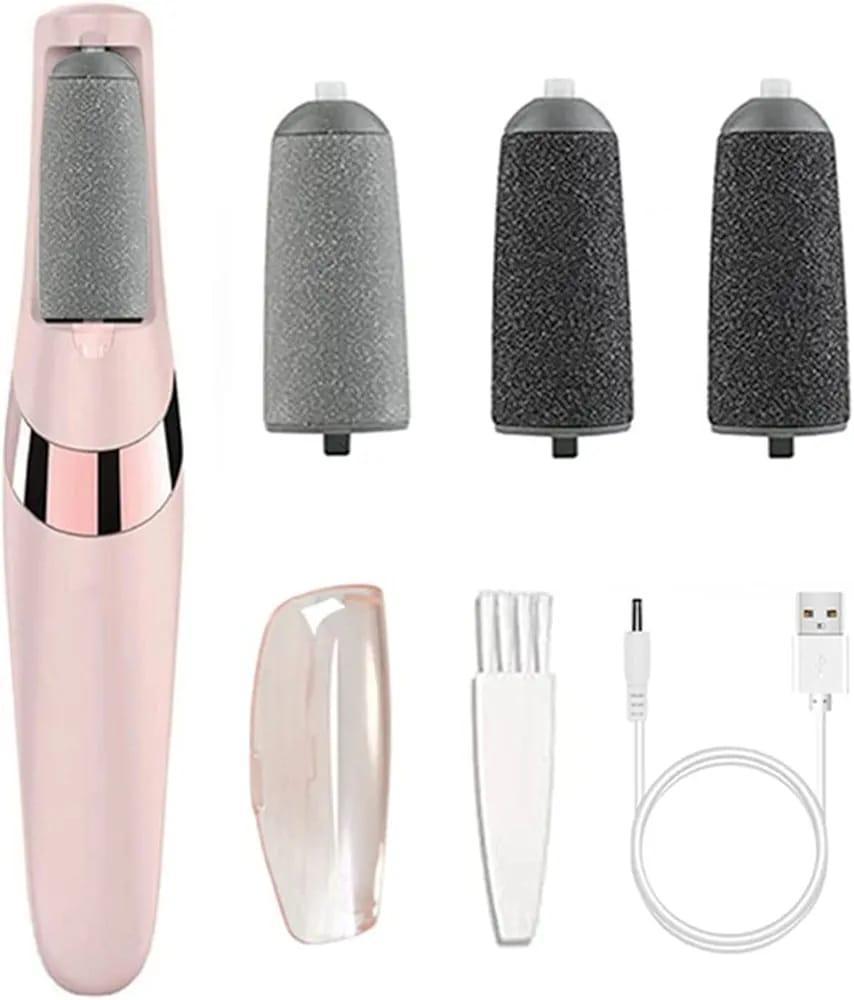 Electric Foot Callus Scrubber, Replaceable Heads |