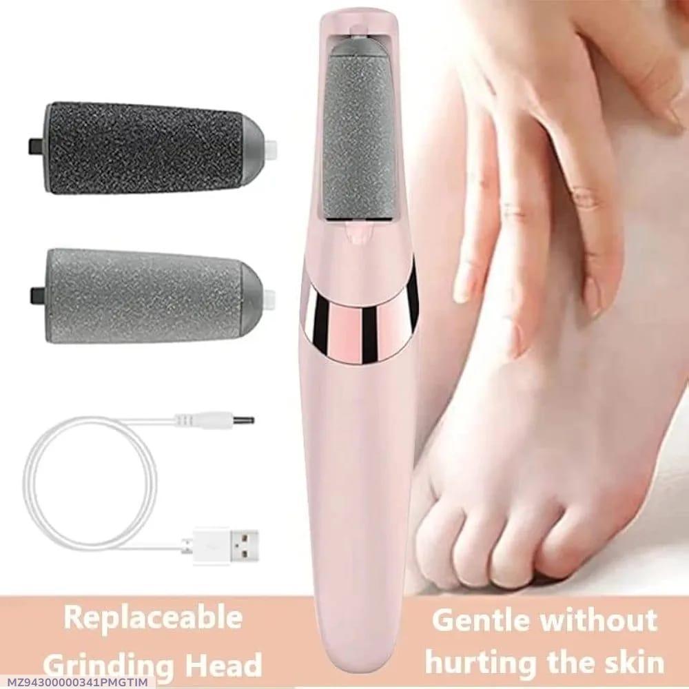 Electric Foot Callus Scrubber, Replaceable Heads |